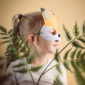 Fuchs Filzmaske für Kinder